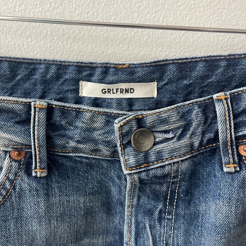 GRLFRND Helena High-Rise Cut Off Shorts size 30 - Picture 6 of 11